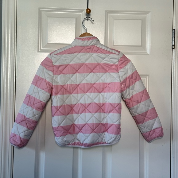Ralph Lauren kids Pink white quilt coat Size S(7-8) - Picture 4 of 5